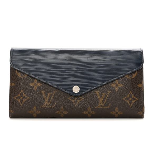 Louis Vuitton Marie-Lou Long Clutch Wallet Indigo Epi Leather Monogram - Picture 1 of 4